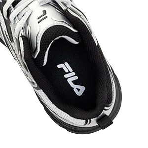 Amazon | [フィラ] スニーカー INTERUN Black/Black/Silver 23.0